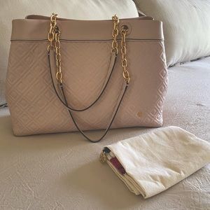 Tory Burch Fleming triple-compartment tote